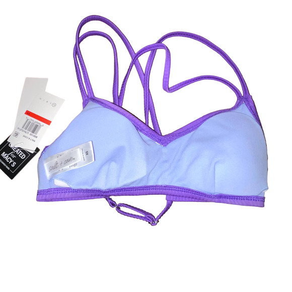 Salt +Cove miss matched Bikini set, purple and blue XS - Picture 8 of 11